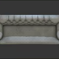 Elegant Beige Sectional Sofa With Tufted Backrest And Wooden Legs Classic Design