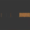 Wooden Fence Components With Various Designs And Assembly Parts For Outdoor Projects