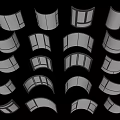Assorted Casement Window Styles With Different Glass Panels And Frame Designs