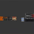 Essential Equipment And Open Toolbox With Pliers Hammer Tape Measure And Can
