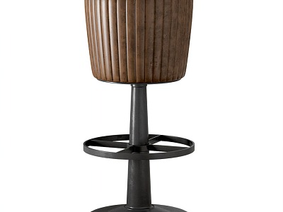 American bar stool 3d model