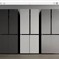 Sleek Modern Refrigerators In Black White Silver For Home Kitchen Appliances