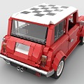 LEGO Toy Blocks minicooper Mini sports car Sedan Mini Car Car 3d model