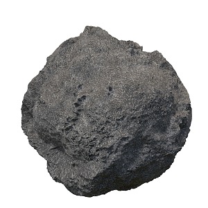 stone meteorite 3d model