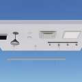 Ceiling Pendant Decor With Pendant Light Long Bar Vent And Recessed Lights