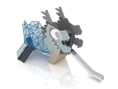 Kirin children's non-standard outdoor non-standard amusement equipment large non-standard 3d model