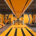 Modern Gym 3d model