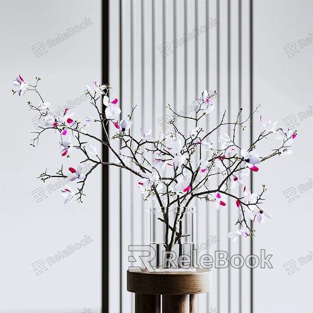 New Chinese Vase Vase Flower model