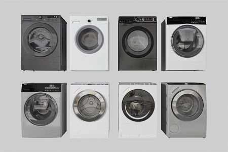 Modern washing machine 3d model