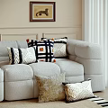 Cozy Decorative Pillows With Geometric And Striped Patterns For Living Room Sofa