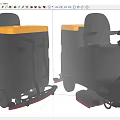 Riding Floor Scrubber Machines With Seats For Industrial Commercial Cleaning