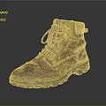 Brown Leather Work Boots Featuring Thick Sole And Durable Laces Design