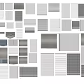 Various Design Blinds With Different Color Tones Slat Sizes And Material Options For Interiors