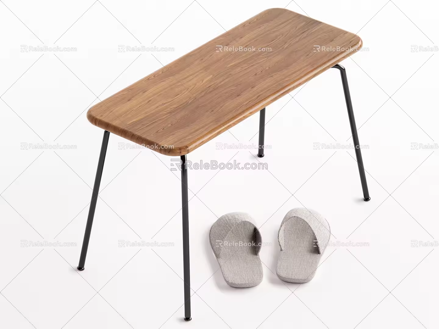 Middle style stool 3d model