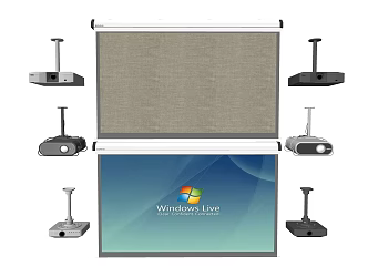 Modern Projector 3d model