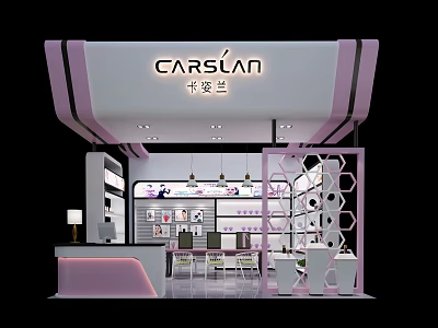Modern Exhibition Luxury Jewelry Exhibition Booth Exhibition Hall Exhibition Temporary Exhibition Expo Tour Exhibition 3d model