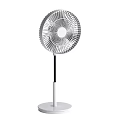 Modern Air Cooler Fan With White Black Design And Standing Base Structure