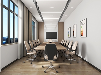 Modern Meeting Room Meeting Table and Chair model