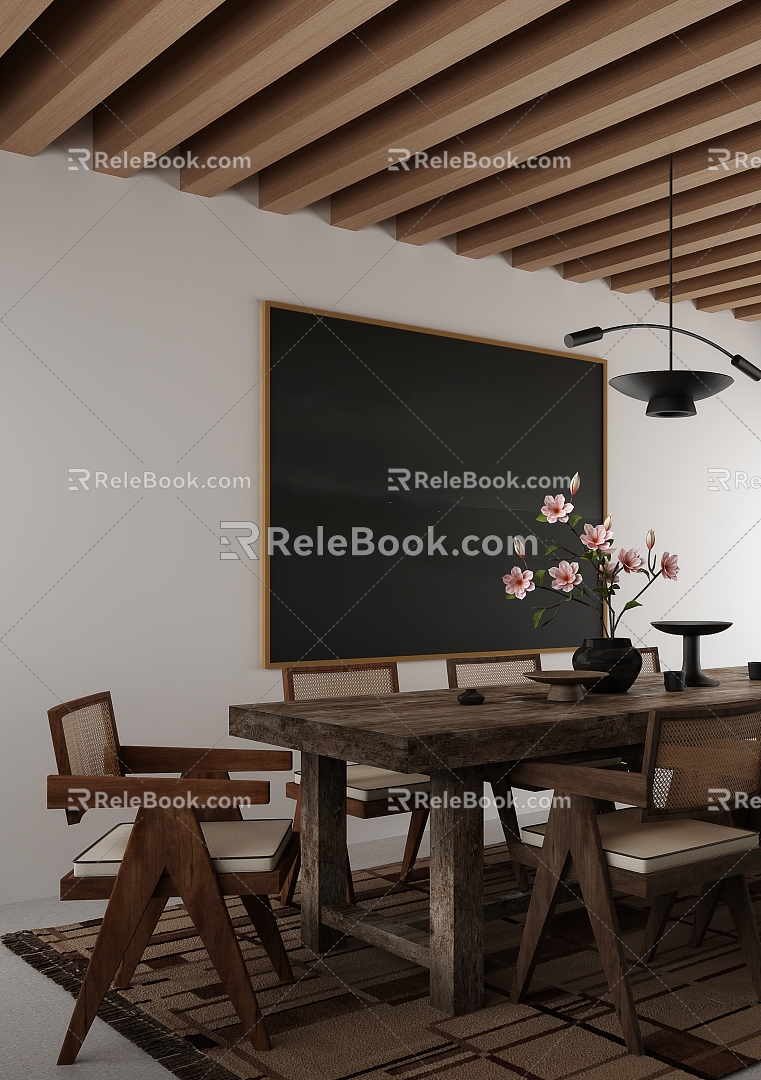 Quiet Ancient Restaurant 3d model