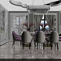 Elegant Modern Bar Interior Design With Stylish Stools And Decorative Lighting 3d model