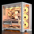 High Performance Gaming PC Case With Blue LED Fans RTX Graphics Card And ROG Motherboard