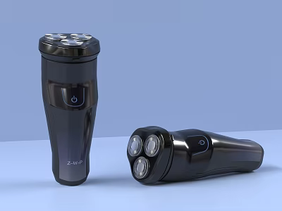 Zhigao Black Electric Shaver With Multiple Blades And Modern Design For Daily Use 3d model