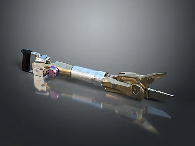 Multifunctional Hardware Tool with Metal Construction Adjustable Precision Tip and Durable Design 3d model