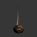 Traditional Wooden Sailing Boat With White Sails And Classic Hull Structure