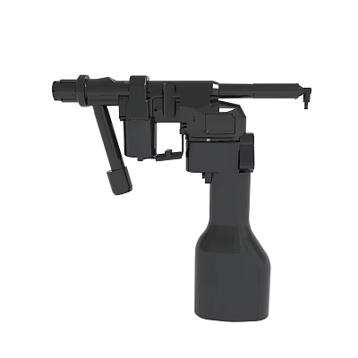 Wholesale high pressure transparent oil pot brass pointed mouth oil filling gun lubrication manual oil filler pot 3d model