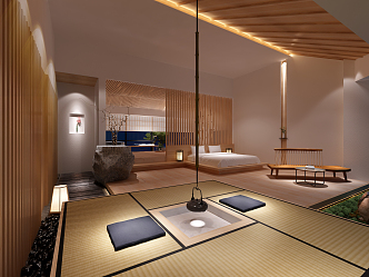 Japanese Guest Room 3d model