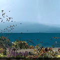 Stunning Underwater Seascape With Colorful Corals Diverse Fish Sharks Stingrays And Various Charming Marine Creatures
