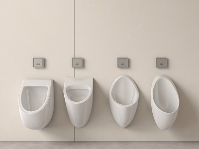 Modern urinal urine bucket model