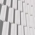 Modern background wall modeling wall 3d model