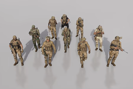 Commando 3d model