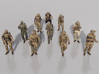 Commando 3d model
