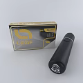 Sleek White Electric Toothbrush With Black Button For Daily Personal Care Routine