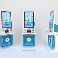 Public Self Service Kiosks With Touchscreen Display And Interactive Payment Functions