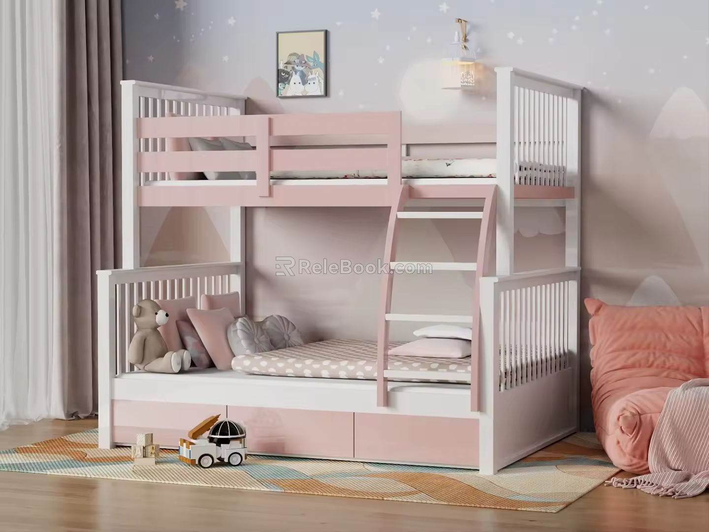Nordic Bed 3d model