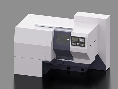 CNC machine tool lathe CNC lathe drilling machine grinding machine workshop processing equipment grinders 3d model