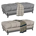 Modern Bed End Bench Bed End Bench 3d model