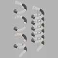Children's Play Area Featuring Spiral Metal Slides For Kids Fun And Entertainment