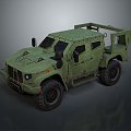 Modern Bulletproof Car Armed Car Armed Bulletproof Car Military Jeep 3d model