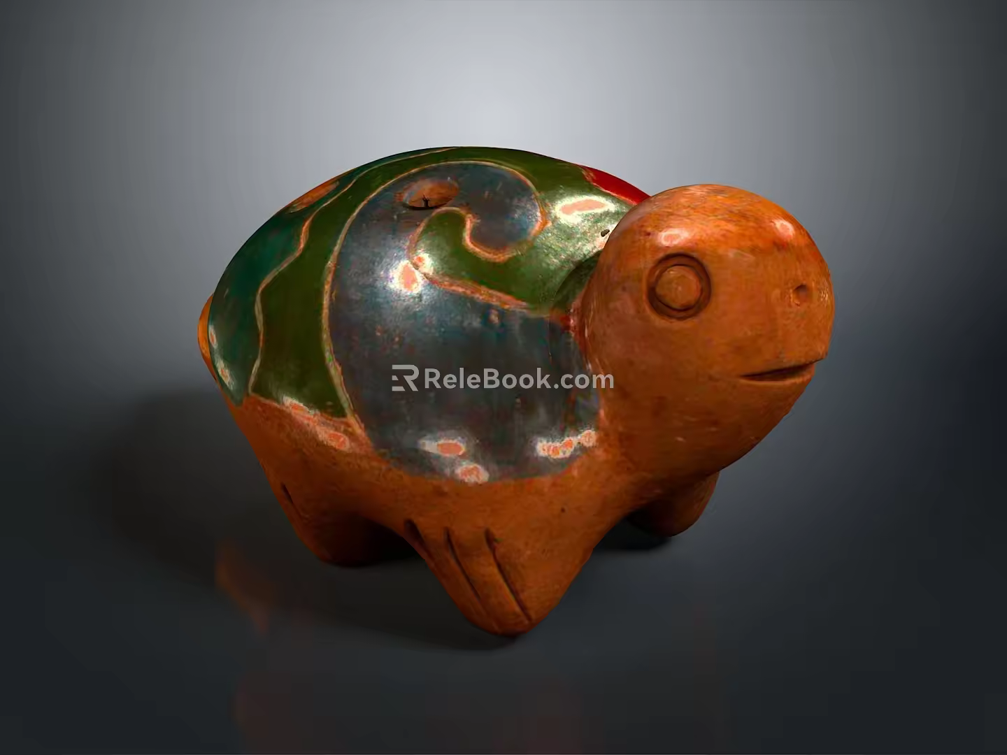 Turtle Cartoon Turtle Snapping Turtle Chickbill Turtle Reptile Cold Blooded Animal Reptile Class 3d model