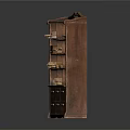 Wooden Storage Cabinet Furniture With Multiple Drawers And Shelves For Home Organization