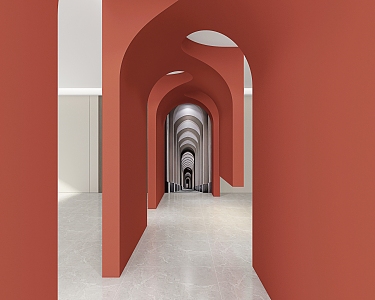 The Modern Corridor 3d model