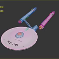 Modern Spaceship Spacecraft 3d model