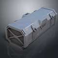 Heavy Duty Grey Metal Equipment Case With Locking Latches Reinforced Frame And Ventilation Grilles