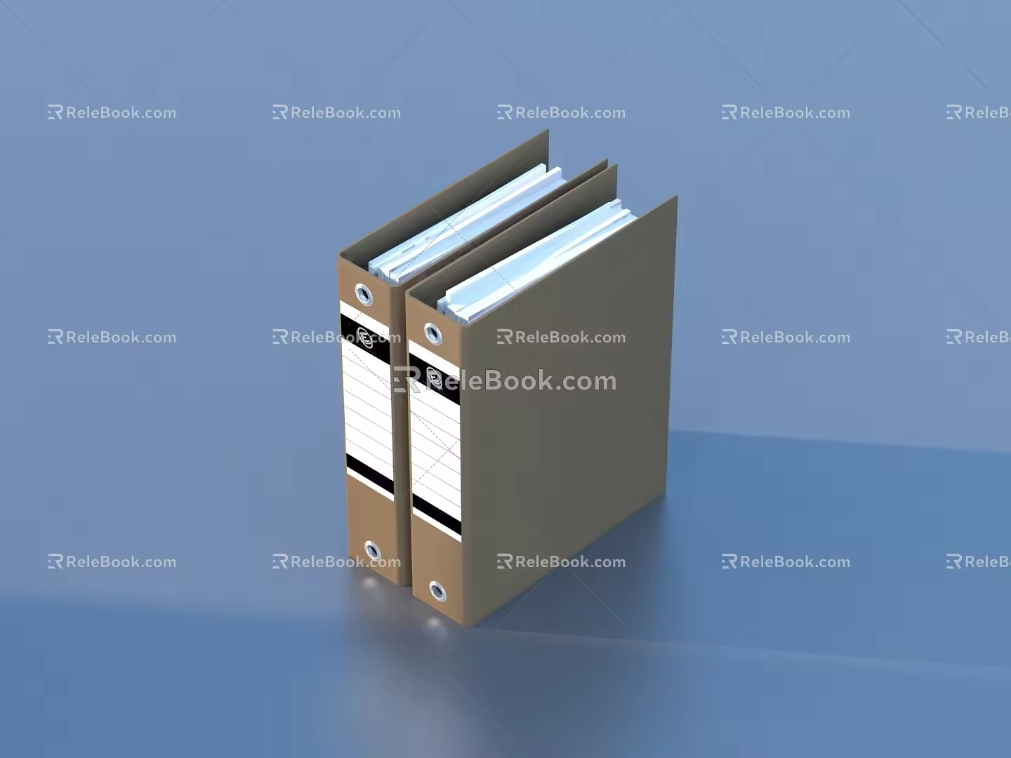 folder stationery sketch 3d model