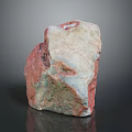 Premium Natural Wood Stone with Red White Green Mixed Colors and Natural Surface Texture