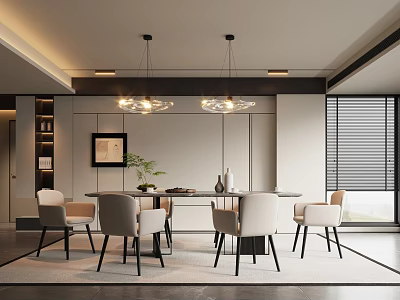 Modern Restaurant 3d model